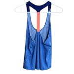 Nike  Dri-Fit Women's Blue and Orange Running Tank Top Photo 1
