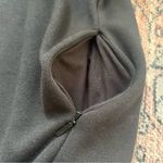Athleta  Women’s Cozy Karma Mock Neck Dress in Black Size Small Fleece Sweatshirt Photo 9