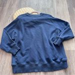 Aerie  checked‎ out blue graphic sweatshirt Photo 4