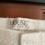 House Of CB LONDON Elegant white Textured EYELET Pants small Photo 1