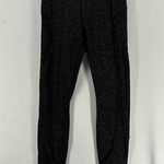 Athleta  Rainer Cheetah Printed Tight Leggings Pocket Reflective Small Black Photo 0