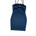 Glare  Black Short‎ Bodycon Spaghetti Strap ￼Dress Womens Size Medium Look Small Photo 7