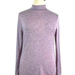 A New Day Target Women’s Top Mock Neck Tee Long Sleeve Purple Heather Size XXL Photo 0