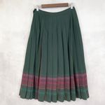 Pendleton Vtg  Wool Pleated Skirt Size 10 Heritage Preppy Dark Academia Old Money Photo 3