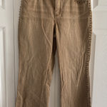 Ralph Lauren Jeans Co Womens Brown 10P Straight Leg Flare Studded Denim Jeans Photo 0