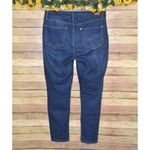 Seven7 Dark Denim Stretch Jeans Size 14 Tummyless High Rise Skinny Jeans Comfort Photo 3