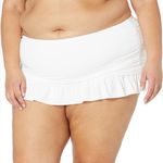 La Blanca  Women’s Plus NWOT Swim Bikini Ruffle Bottom Skirt‎ Cinnamon Size 20 Photo 13