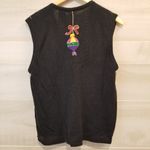 {S} Christmas Ornaments Sweater Vest Beaded Embroidered Holiday Season Black Photo 1