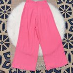 Flying Tomato Women's Neon Pink High Waisted Wide Leg Palazzo Pants Size S Photo 4