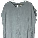 Anthropologie Tina + Jo Tula Oversized Jumpsuit Gray Linen Blend XS Photo 2