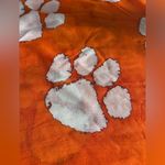 Zoozatz Clemson Tigers Orange and White Tassel Infinity Scarf Photo 4