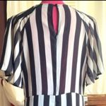 INA Striped Tie Waist Dress size M Photo 6