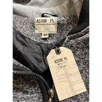 Astor PL Outerwear collection zip hoodie medium NWT Black Photo 2
