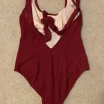 Kona Sol NWOT  Large Maroon One Piece Bathing Suit Photo 1