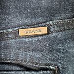 prAna Skirt Womens 14 Blue Denim Button Front Pencil Jean Organic Cotton Stretch Photo 9