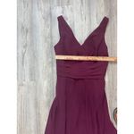 David's Bridal David's‎ Bridal Long Chiffon Surplice Tank Dress Size 10 NWT Photo 5