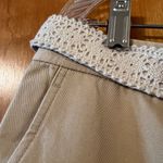 Ralph Lauren Lauren  Moreton Hall Pants Crochet Belt Sand Nordstrom NWT Size 16 Photo 7