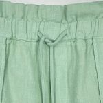 BLANKNYC Womens Mint Green‎ Casual Drawstring Paper bag Ramie Shorts Medium Green Photo 1