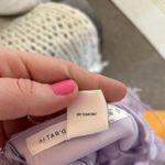 Altar'd State Aurora Purple 3D Floral Babydoll Mini Dress Embellished Lavender Photo 6