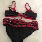 Victoria's Secret Victoria’s Secret cotton blended bells bra and bottom set, bra 34B, bottom SP Photo 7