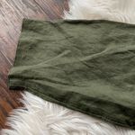 Lou & grey Olive Green Linen Safari Dress *no sash belt* Photo 5