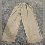 SheIn tan stretchy wide leg high waisted business casual pants with pockets L Photo 13
