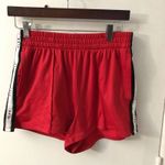 PINK - Victoria's Secret PINK Victoria Secret Spell Out Red Sparkle Track Short L Activewear Athleisure Photo 0