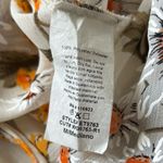 Easel Sheer White Daisy and Golden Yellow Floral Print Oversized Kimono Cardigan Size M Photo 4