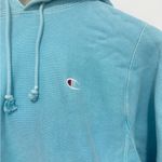 Champion Men's Light Blue Hoodie Photo 1