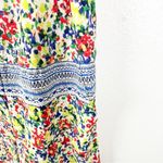 CAbi Fiesta Festival Floral Print Side Pockets Romper #5261. Size Medium Photo 6