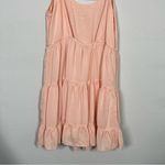 Talula  Peach Tiered Flowy Mini Dress Photo 7