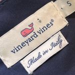 Vineyard Vines  Navy/White Woven Ric Rac Bell Sleeve Shirred Top Size Small Photo 5