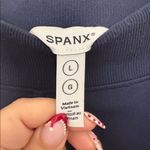 Spanx  AirEssentials Pique Full Zip Track Suit Set Blue Size L Photo 8