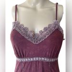 NWOT POL Laced Burgundy Dress. M Purple Size M Photo 4