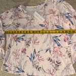 Cooper and Ella  women Blouse floral size Large  Photo 4
