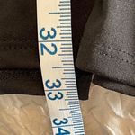 Alya  Women's Shirt Dress Round Neck Ruffled Midi Bell Sleeve Black‎ Size Medium Photo 8