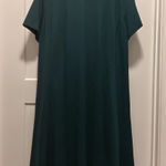 Talbots New A-line Dress Women’s Size 14 W Petite Green Midi Work Casual Modest Photo 0