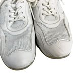 Geox  Respira Kirya‎ White Leather Chunky Sneakers Size 10 Photo 2