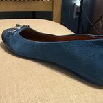 Coach  Blue Suede Leather Flats, Size 8.5 Photo 7