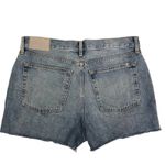 Everlane ' 90s Mid Rise Raw Hem Organic Short Women Sz 27 Blue Classic Preppy NWT Photo 7