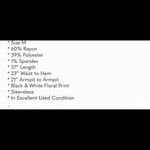 Motherhood  Maternity Empire Black/White MIDI Dress Sz M XC Photo 7