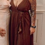 ASOS Brown Maxi Dress Photo 5