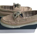 Sperry 9M Top Slider Bahama Natural Linen Casual Shoes Photo 0