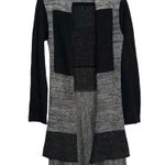 Peruvian Connection Baby Alpaca and Wool Open Front Knit Colorblock Cardigan MED Photo 0