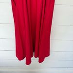 A New Day  Women’s 6 Sweetheart Neckline Red Bow MIDI Dress Photo 5