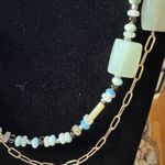 Tranquil Treasures Collection Semiprecious Jade Stone Necklace Green Photo 5