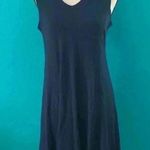 Eileen Fisher  Midnight blue v-neck K/L shaped dress Photo 0