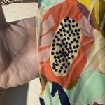 Noonday Collection Papaya Print Kimono Robe 3/4 Sleeve Pockets M/L Resort Beach Size L Photo 11