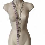 Lia Sophia Vintage Metal/Beaded Long Necklace Photo 7