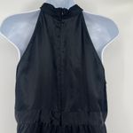 Michael Kors Babydoll Silk Halter Top 10 Beaded Old Money Mob Wife Holiday Y2K Black Photo 7